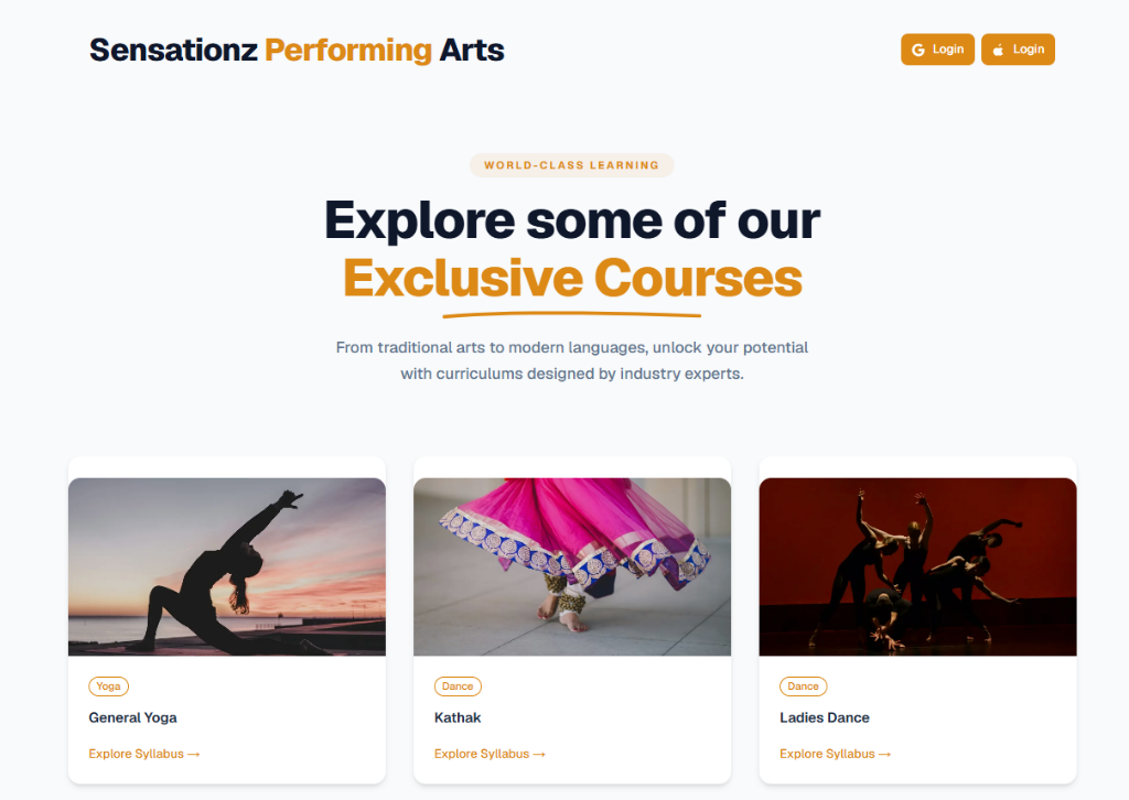 Sensationz Course E-Commerce